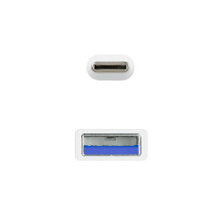 Cable USB 3.1 Tipo-C Nanocable 10.01.4001-W/ USB Tipo-C Mach | APLIUM