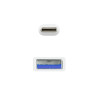 Cable USB 3.1 Tipo-C Nanocable 10.01.4001-W/ USB Tipo-C Mach | APLIUM
