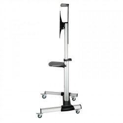 Soporte de Suelo Inclinable/ Ajustable con Ruedas TooQ FS187 | APLIUM