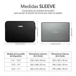 Business Laptop Sleeve Neoprene V2 15,6" Black | APLIUM