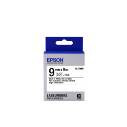 Label/LK-3WBN Standard 9mm x 9m BK/WH