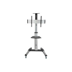 Mobile Flat Panel Floor Stand For 32 - 70IN Tvs + Monirs | APLIUM