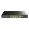 Switch PoE+ de 24 puertos Gigabit y 2 ranuras SFP | APLIUM