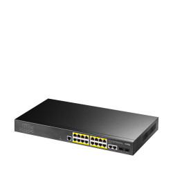 Switch PoE+ L2 de 16 puertos Gigabit y 2 ranuras SFP | APLIUM