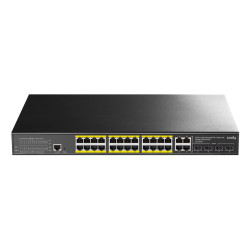 Switch PoE+ L2 de 24 puertos Gigabit y 4 puertos Combo | APLIUM