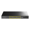 Switch PoE+ L2 de 24 puertos Gigabit y 4 puertos Combo | APLIUM