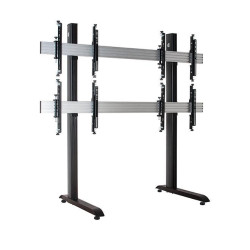 System X - 2 X 2 Universal Freestanding Videowall Mounting | APLIUM