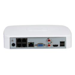 NVR IP Dahua de 4 canales con PoE | APLIUM