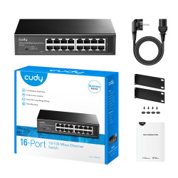 Switch de 16 puertos Fast Ethernet | APLIUM