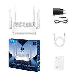 Router Cudy WiFi 6 AX3000 con puerto 2.5G y alimentación PoE | APLIUM