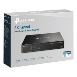 NVR VIGI de 8 canales con 8 PoE+ | APLIUM