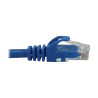 2FT CAT6A Cable Snagless MOLDEDM/M Blue | APLIUM