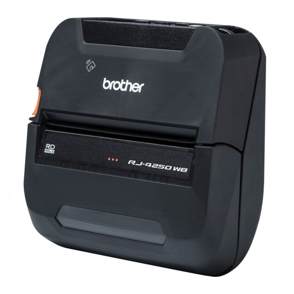 Brother RJ-4250WB, 203 x 203 DPI, 127 mm/s, Inalámbrico y alámbrico, Ión de litio, Negro