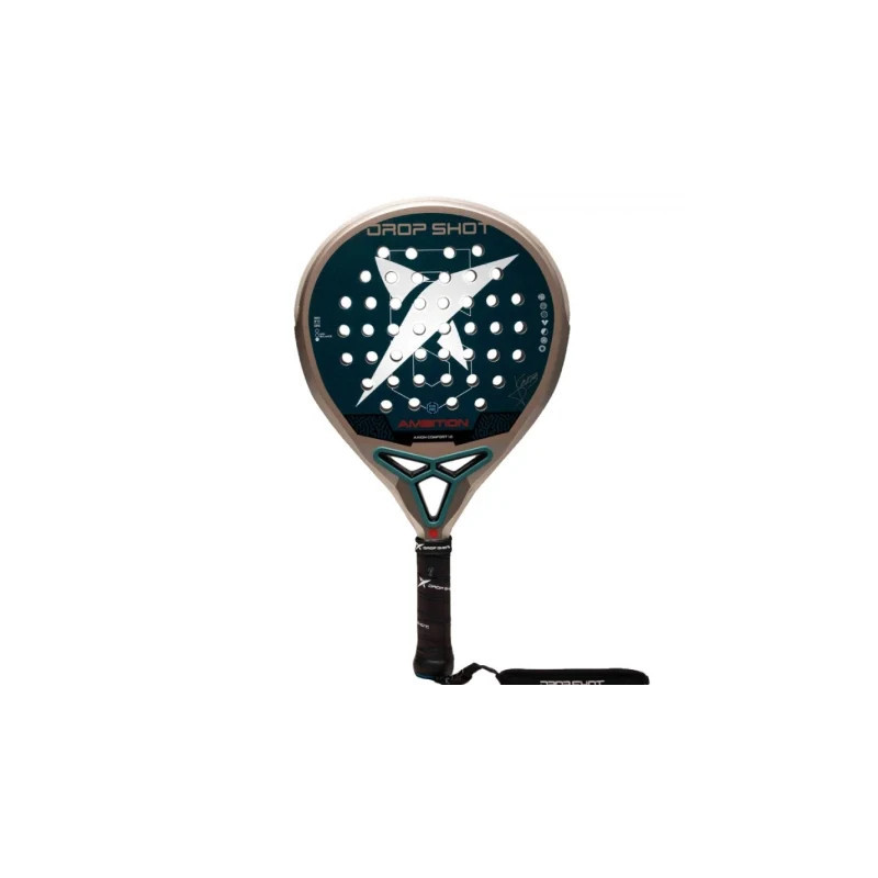 Pala de Pádel Drop Shot Axion Comfort 1.0 2026/ Marrón y Neg | APLIUM