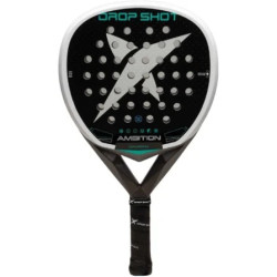 Pala de Pádel Drop Shot Explorer 9.0 2026/ Negra y Blanca | APLIUM