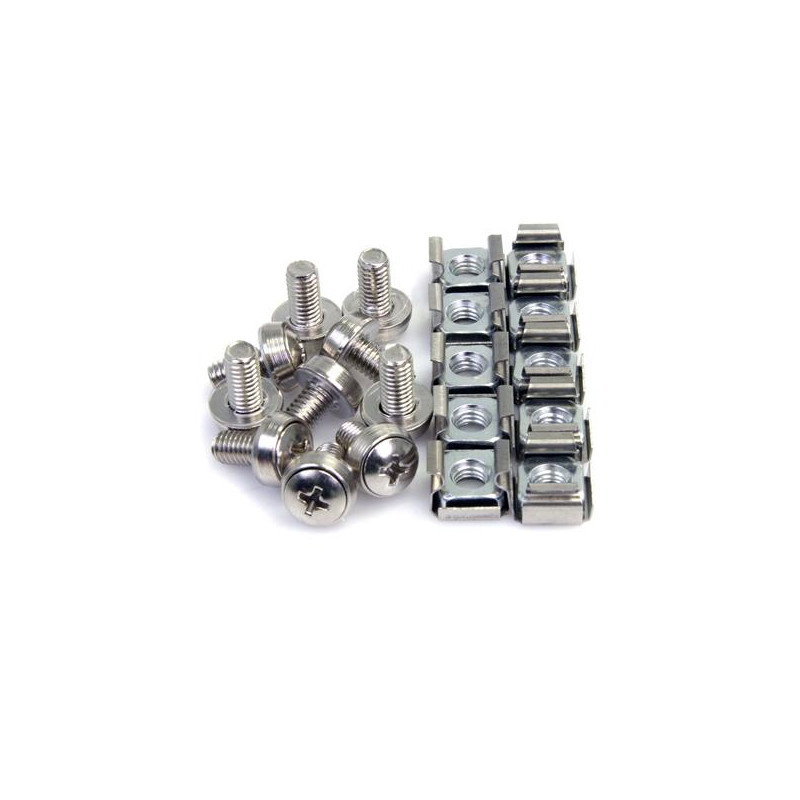 100 Pkg M6 Mounting Screws and Cage Nuts