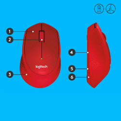 Logitech - M330 Silent Mouse, Wireless - Ref. 910-004911 | APLIUM