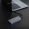 Docking Tipo-C Nanocable 10.16.4609/ 3xUSB/ 1xHDMI 4K/ 1xRJ4 | APLIUM