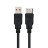 Cable Alargador USB 2.0 Nanocable 10.01.0203-BK/ USB Macho - | APLIUM