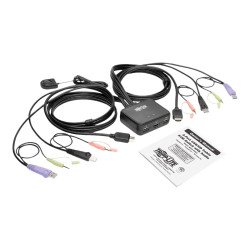 2-PORT USB HDMI Cable Switch W Av Cables USB | APLIUM