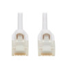 CAT6A Sngls Antibac Slim Utp Ethernet Cbl RJ45 M/M Wht 1.83M | APLIUM