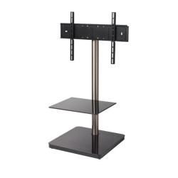 Cantabria - Universal Flat Screen Floor Stand With Shelf An | APLIUM