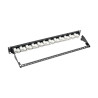 24PT CAT6A/CAT6/CAT5E Offs Feed Through Patch Pnl Cbl Mgmt B | APLIUM