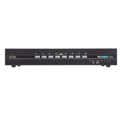 8-PORT USB - 4K Displayport Secure Kvm Switch With Card Read | APLIUM