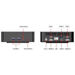 AOpen Digital Engine DEN5128 - Miniordenador Core i7 1260P / | APLIUM