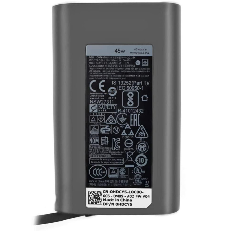 AC Adapter, 45W, 19.5V, 3