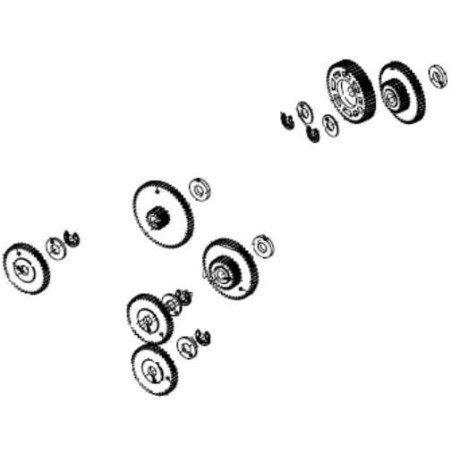 Kit, drive gears TTP2000