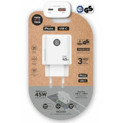 Cargador de Pared GaN Tech One Tech TEC2245/ 1xUSB Tipo-C/ 1 | APLIUM