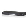 4-PORT USB DVI Dual-view Kvm Sw Itch With Aud + USB 2.0 Hub | APLIUM