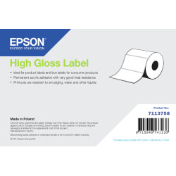 High Gloss Label Die-cut Roll 102MM X 51MM 2310 Labels | APLIUM