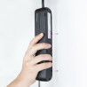 Regleta con Interruptor Nanocable 10.37.0004-BK/ 4 Tomas de | APLIUM