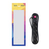 Regleta con Interruptor Nanocable 10.37.0006-BK/ 6 Tomas de | APLIUM