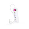 Regleta con Interruptor Nanocable 10.38.0003/ 3 Tomas de Cor | APLIUM