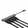 Hub USB 2.0 Trust Halyx/ 4xUSB/ Gris | APLIUM