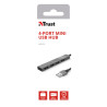Hub USB 2.0 Trust Halyx/ 4xUSB/ Gris | APLIUM
