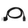 Cable Alimentación Aisens A132-0168/ CEE(7-7) Macho - C13 He | APLIUM