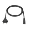 Cable Alimentación Forma 8 Aisens A132-0173/ CEE7/16 Macho - | APLIUM