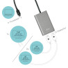 I-tec TB3 Dual Dp Video Adapter . | APLIUM