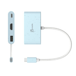 Eco-friendly Usb-c To HDMI USB Type-a With Power Delivery | APLIUM