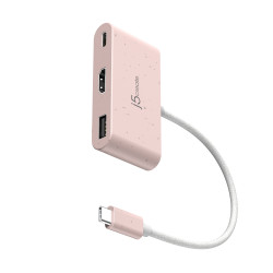 Eco-friendly Usb-c To HDMI USB Type-a With Power Delivery | APLIUM