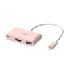 Eco-friendly Usb-c To HDMI USB Type-a With Power Delivery | APLIUM