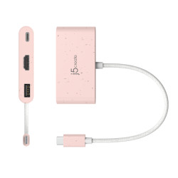 Eco-friendly Usb-c To HDMI USB Type-a With Power Delivery | APLIUM