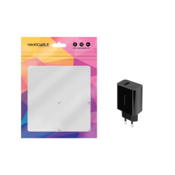 Cargador de Pared Nanocable 10.10.2004/ 1xUSB/ 10W/ Negro | APLIUM