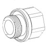 Adapter, M25 to 3/4"NPT, | APLIUM