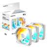 Ventilador Gigabyte Para Caja Ez Chain Fan 120 ICE,3X120MM,B | APLIUM