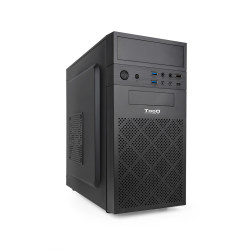 TooQ Caja Minitorre Micro-ATX Negra | APLIUM
